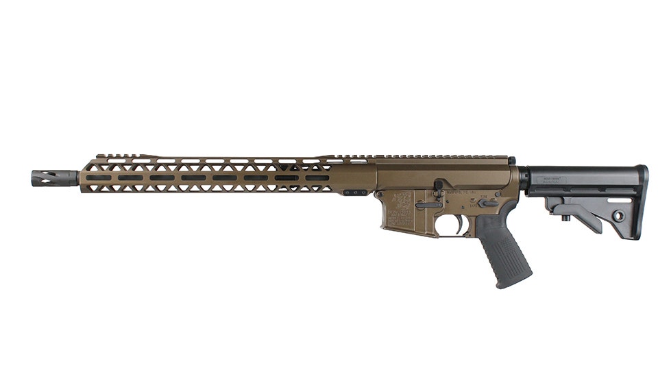 BC-15 .458 SOCOM Right Side Charging Rifle, 16" Parkerized Heavy Barrel, 1:14 Twist, Carbine Length Gas System with .936 Gas Block, Talon 15" MLOK Split Rail