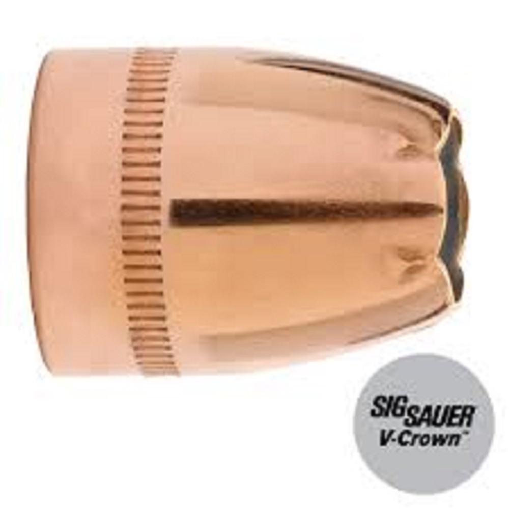 .45 Caliber (.4515) 200 gr. JHP Sig Sauer V-Crown  100 rounds