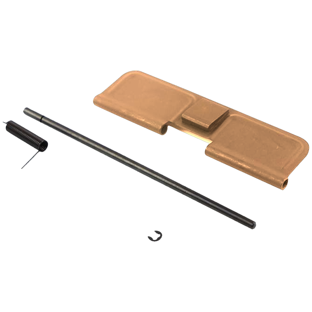 AR-15 Dust Cover Complete Assembly - Cerakote Burnt Bronze