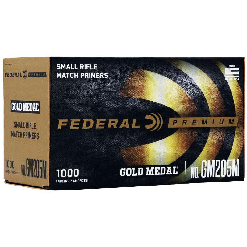 FEDERAL PREMIUM GOLD MEDAL MATCH CENTERFIRE SMALL RIFLE PRIMER 1000CT