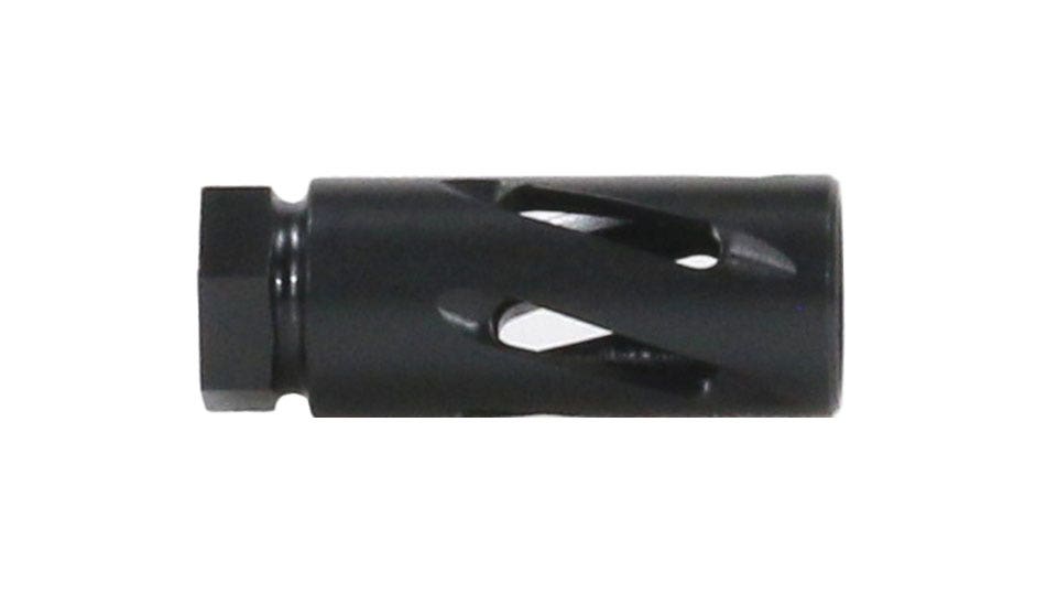 BCA Black Nitride Spiral Style Flash Hider 5/8 x 24 .300 Blackout / 7.62x39 / 6.5 Grendel / 6mm Arc / .350 Legend / .308 / 6.5 Creedmoor / .243 / .22-250