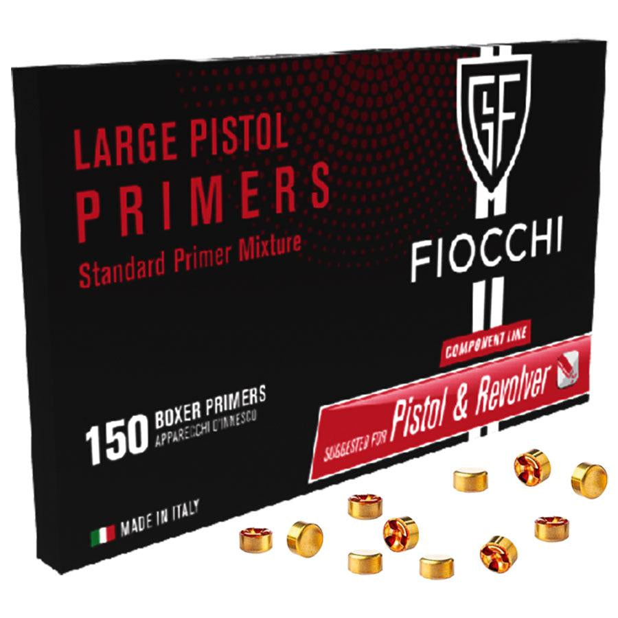 Fiocchi Large Pistol Primers 1,500 per Box