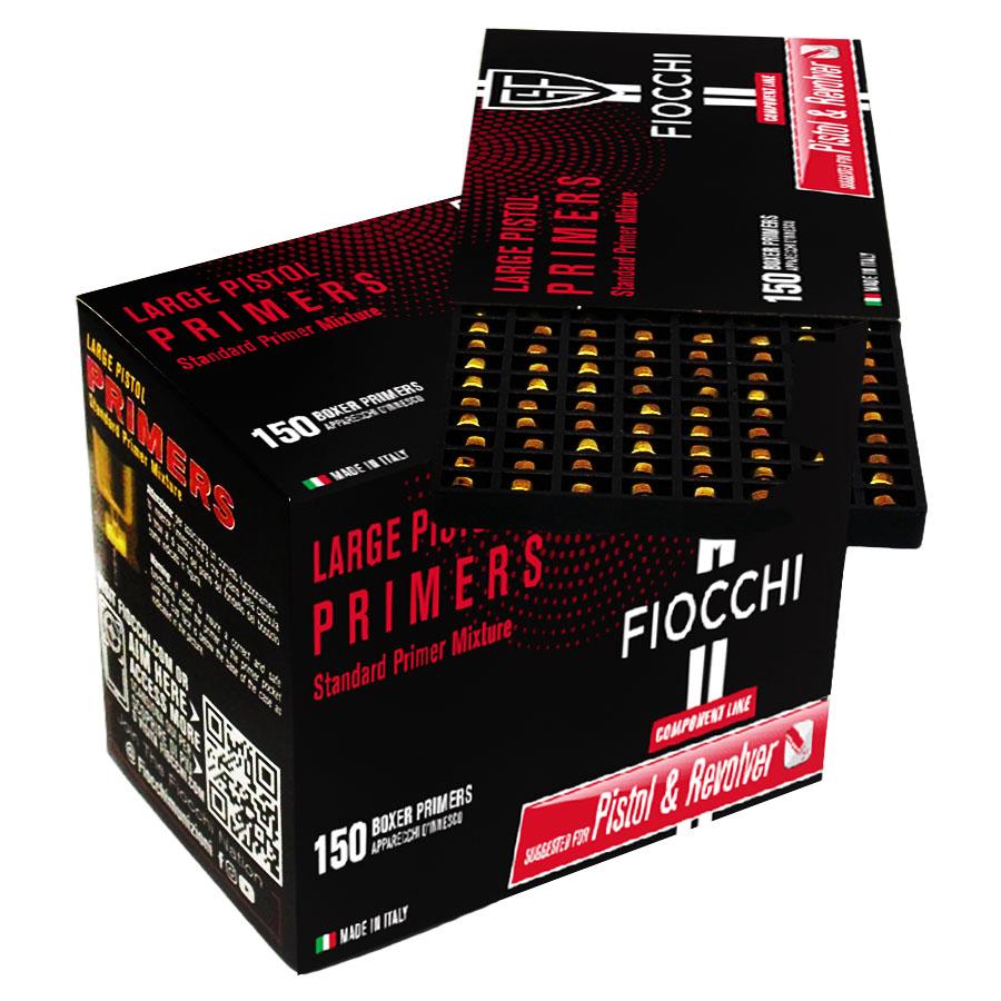 Fiocchi Large Pistol Primers 1,500 per Box