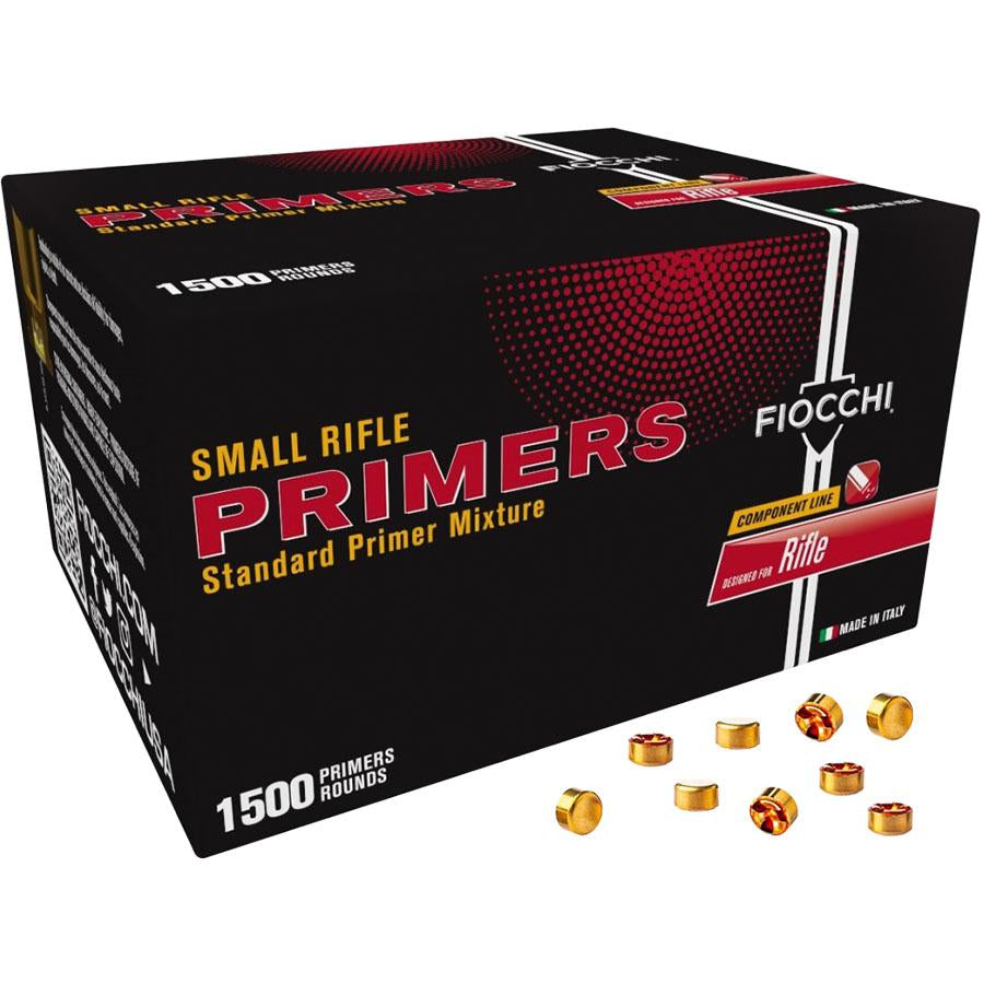 Fiocchi Small Rifle Primers 1,500 per Box