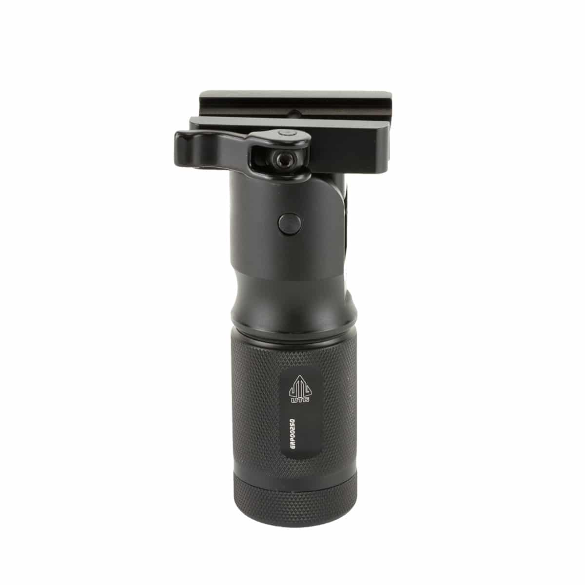 Open Box Return -UTG Vertical Aluminum Foregrip - Low Profile - Quick Detach Folding Vertical Grip - (DISCONTINUED)