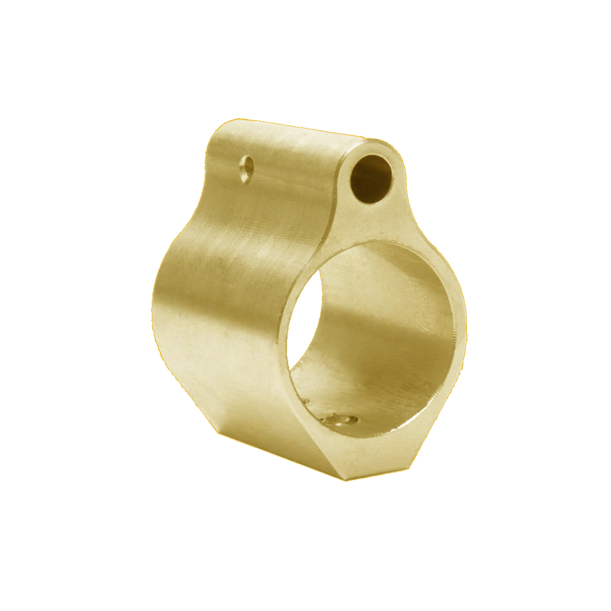 AR-15 / AR-10 Aluminum .750 Low Profile Gas Block - Gold