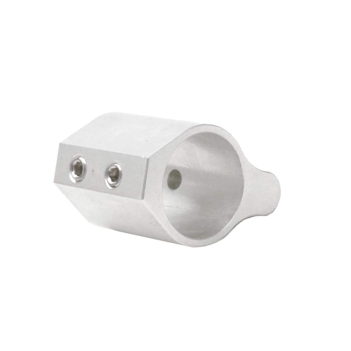 AR-15 / AR-10 Aluminum .750 Low Profile Gas Block - Silver