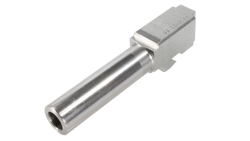 Barrel for Glock 26 9mm, 416R SS, Unthreaded