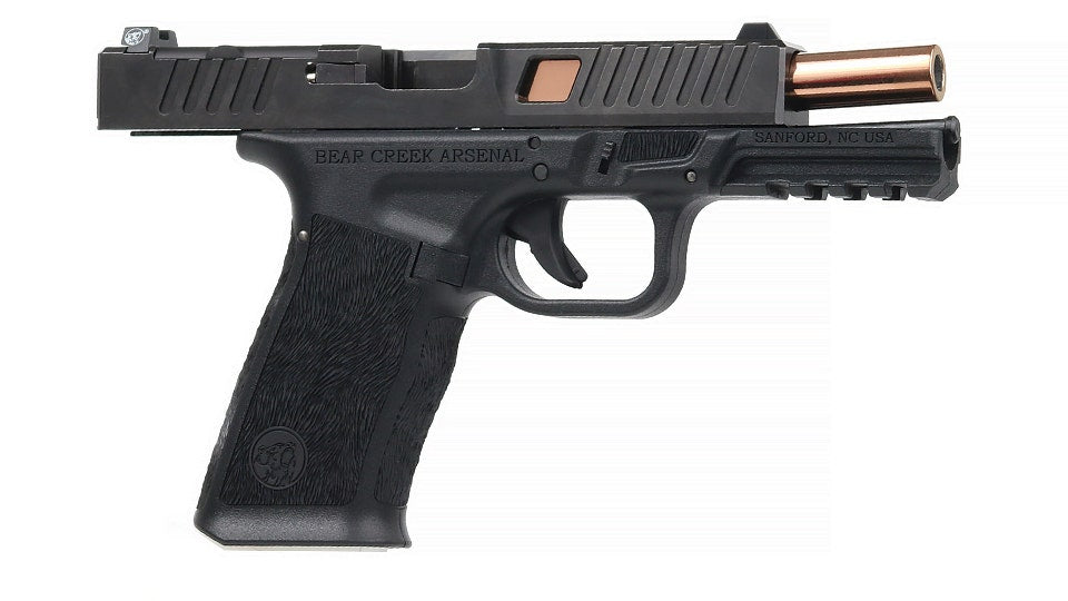 BC-101 BCA Grizzly, Window Cut 9mm Handgun, 9mm Rose Gold Titanium Nitride (TiN) Barrel, 1:16 Twist, 17+1 Capacity