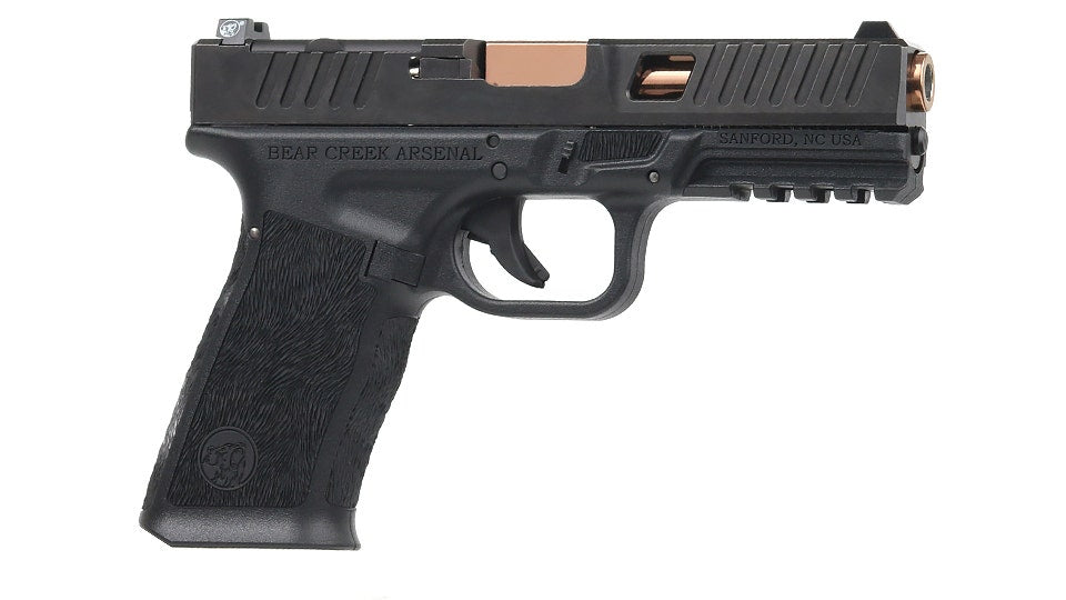 BC-101 BCA Grizzly, Window Cut 9mm Handgun, 9mm Rose Gold Titanium Nitride (TiN) Barrel, 1:16 Twist, 17+1 Capacity