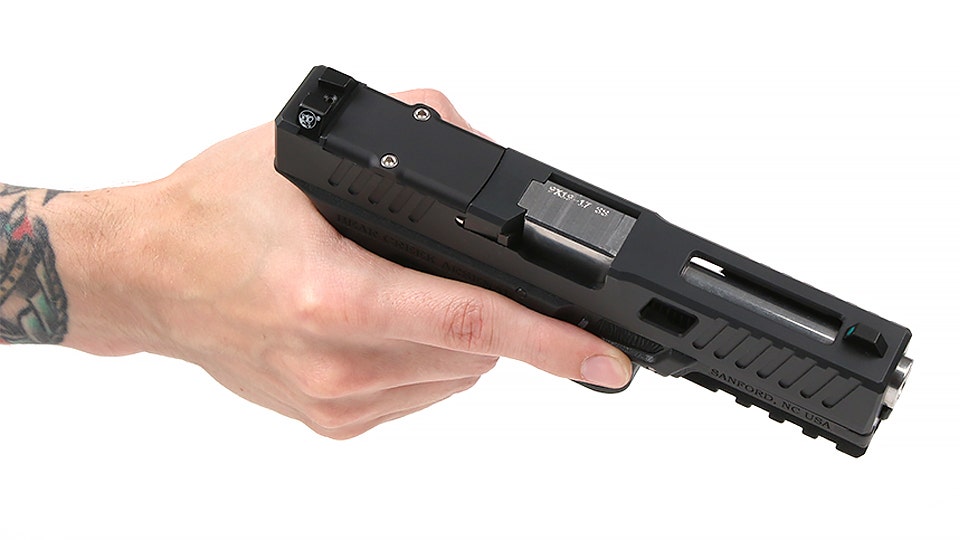 BC-101 BCA Grizzly, Window Cut 9mm Handgun, 9mm Rose Gold Titanium Nitride (TiN) Barrel, 1:16 Twist, 17+1 Capacity