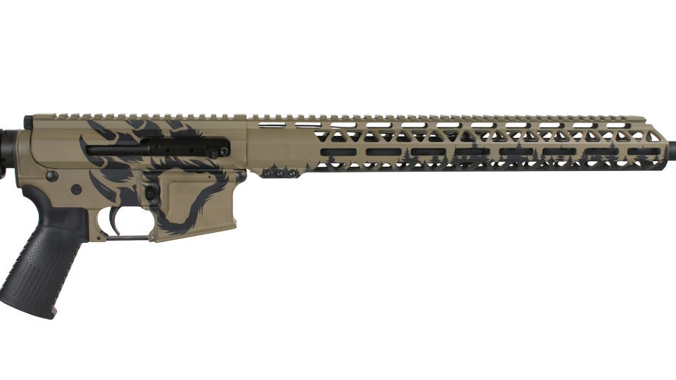 BC-15 .350 Legend "Grizzly Ridge" Cerakote Right Side Charging Complete Rifle, 18" Parkerized Heavy Barrel, 1:16 Twist, Carbine Length Gas System, 15" M-LOK Rail