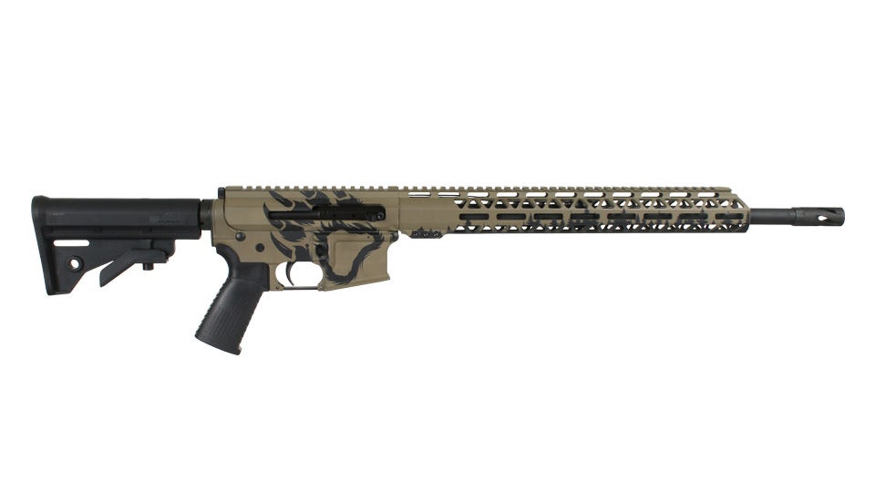 BC-15 .350 Legend "Grizzly Ridge" Cerakote Right Side Charging Complete Rifle, 18" Parkerized Heavy Barrel, 1:16 Twist, Carbine Length Gas System, 15" M-LOK Rail