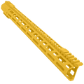 AR-10 / LR-308 DPMS Style Low Hybrid Cut MLOK 18" C-Cut Handguard Rail System - Gold
