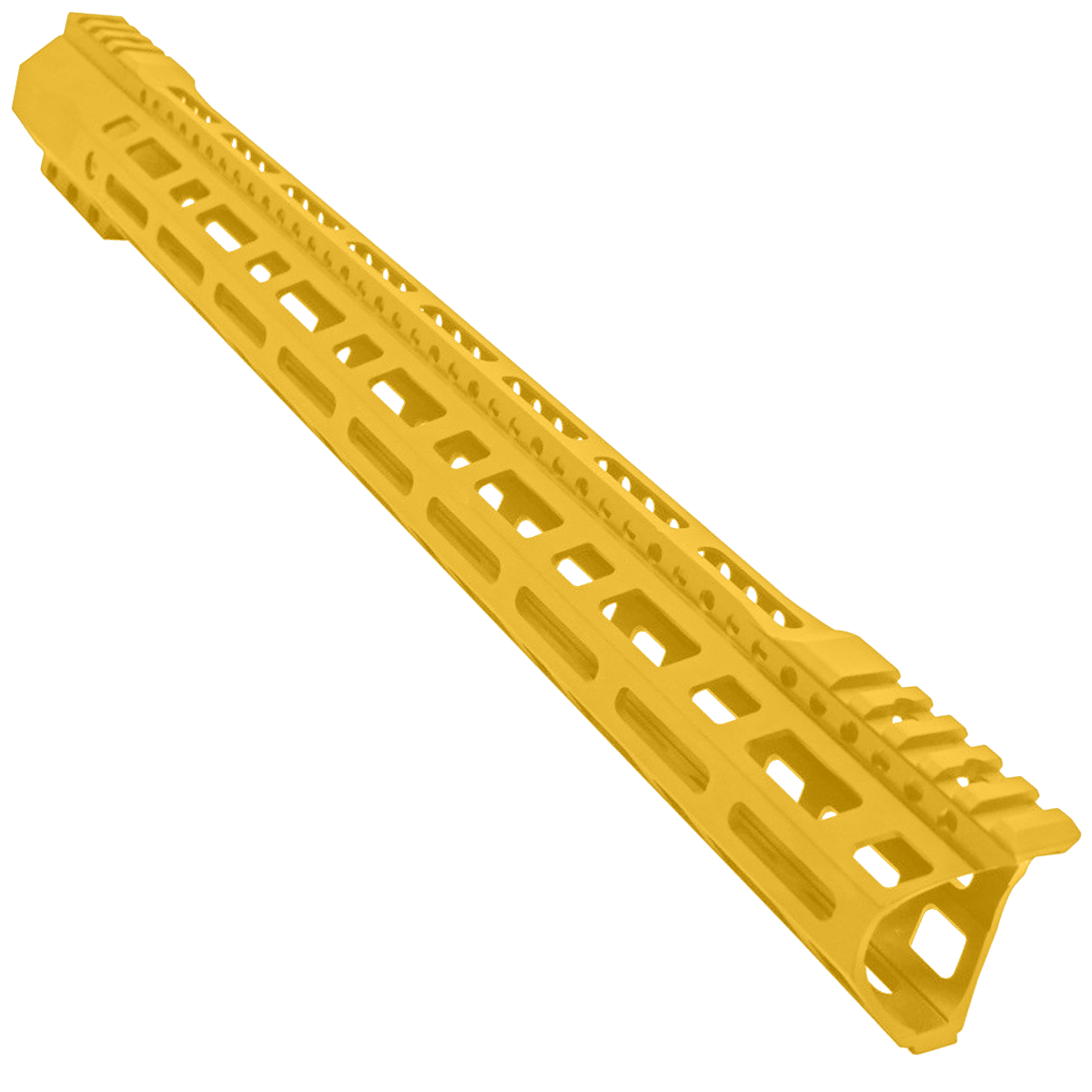 AR-10 / LR-308 DPMS Style Low Hybrid Cut MLOK 18" C-Cut Handguard Rail System - Gold
