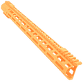 AR-10 / LR-308 DPMS Style Low Hybrid Cut MLOK 18" C-Cut Handguard Rail System - Tequila Sunrise Orange