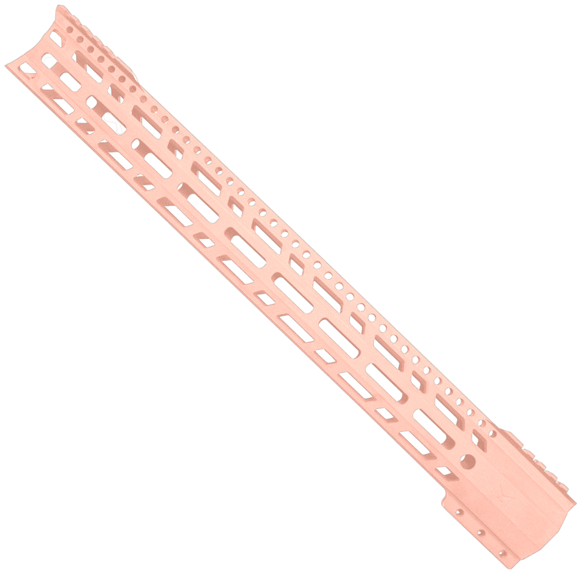 AR-10 / LR-308 DPMS Style Low Hybrid Cut MLOK 18" C-Cut Handguard Rail System - Rose Gold