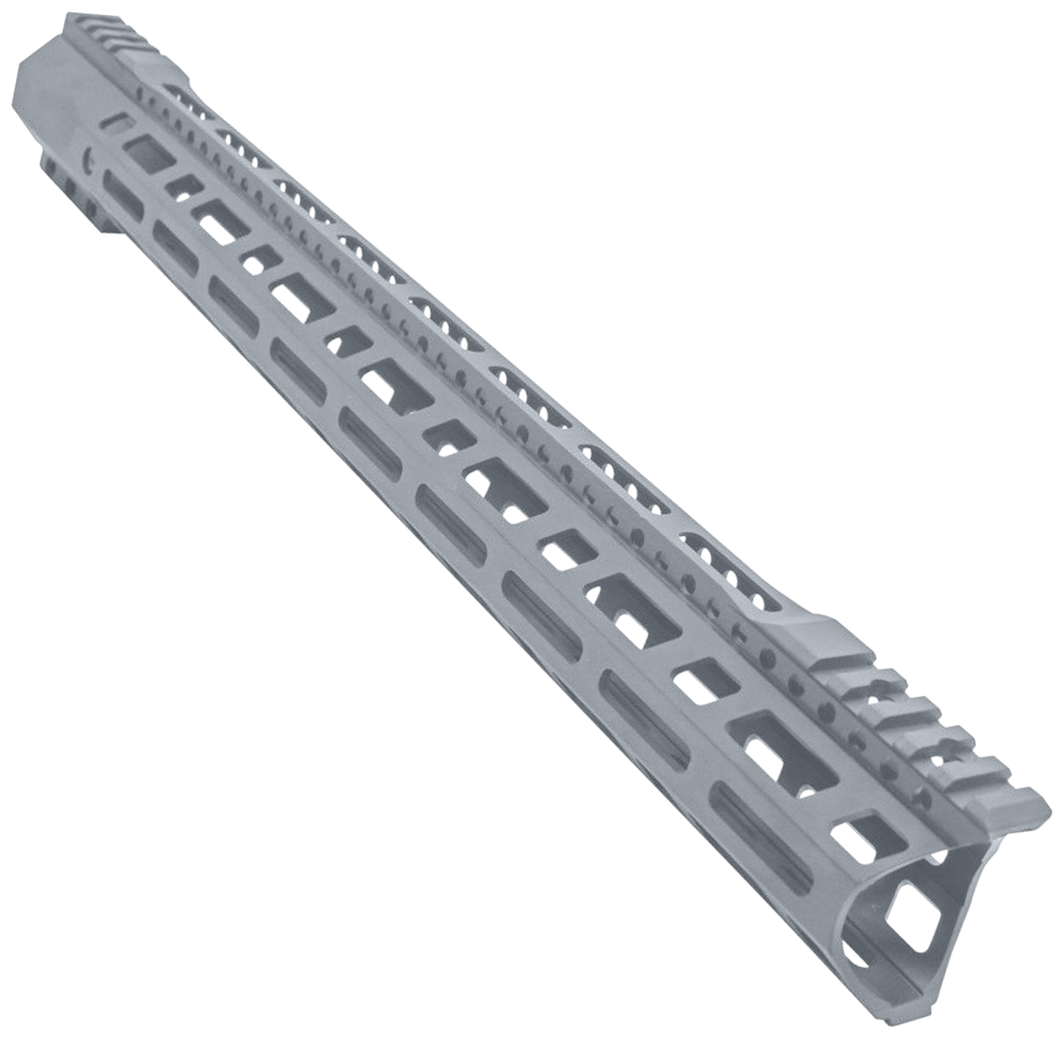 AR-10 / LR-308 DPMS Style Low Hybrid Cut MLOK 18" C-Cut Handguard Rail System - Sniper Gray