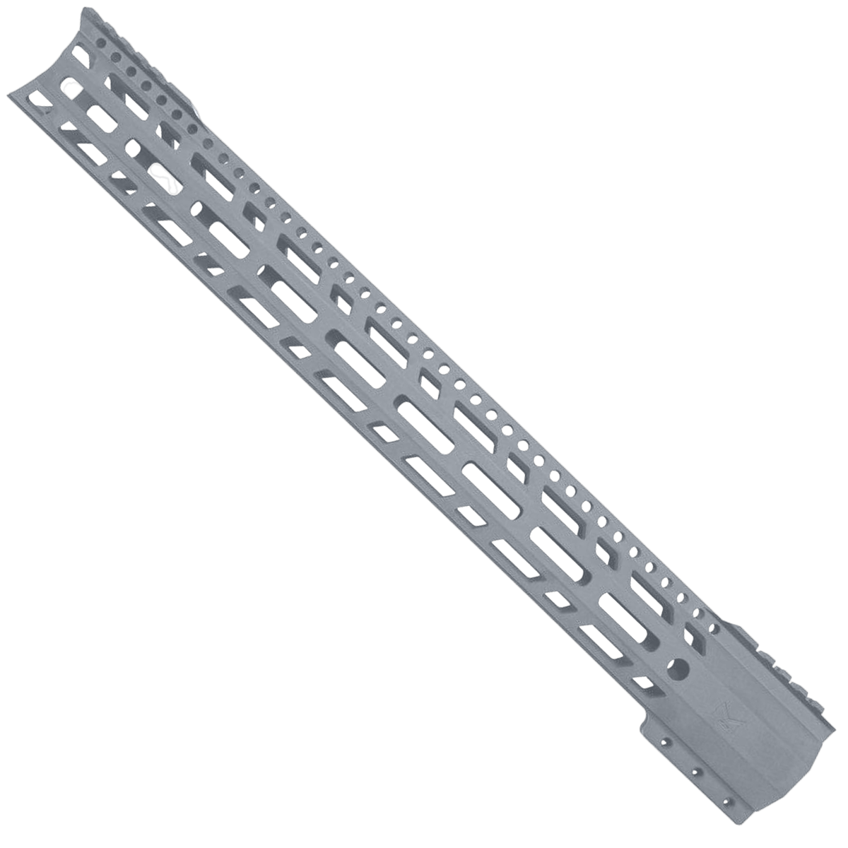 AR-10 / LR-308 DPMS Style Low Hybrid Cut MLOK 18" C-Cut Handguard Rail System - Sniper Gray