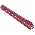 AR-10 / LR-308 DPMS Style Low Hybrid Cut MLOK 18" D-Cut Handguard Rail System - Cranberry Frost