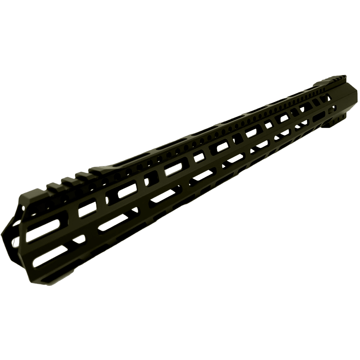 AR-10 / LR-308 DPMS Style Low Hybrid Cut MLOK 18" D-Cut Handguard Rail System - Magpul ODG