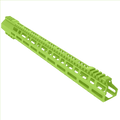 AR-10 / LR-308 DPMS Style Low Hybrid Cut MLOK 18" D-Cut Handguard Rail System - Zombie Green