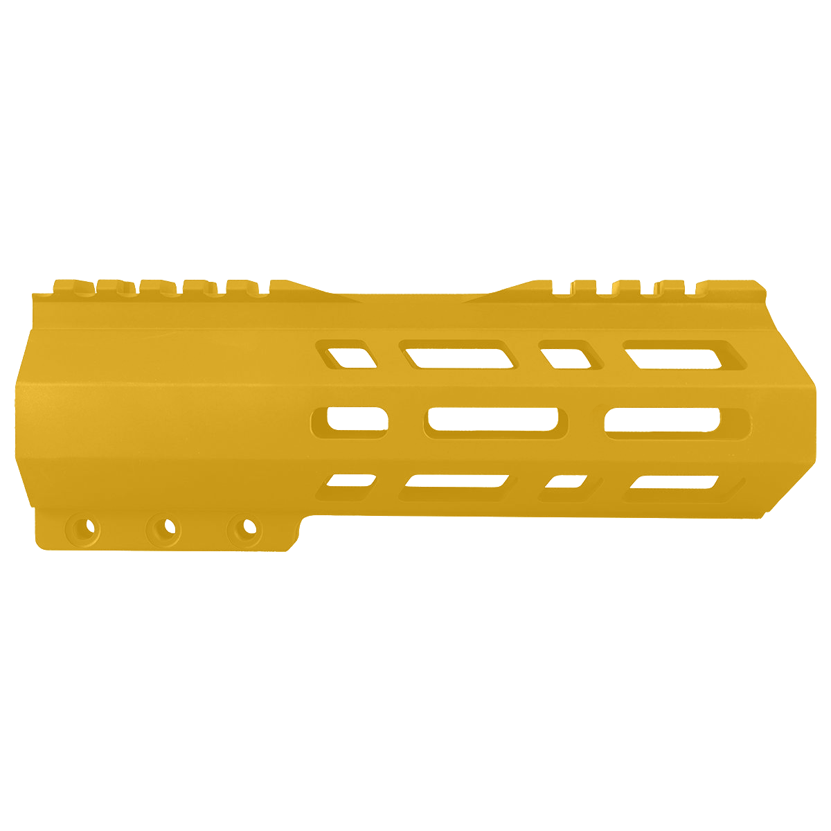 AR10 / LR .308 7" Custom Hybrid Top Cut MLOK Handguard D-Gold
