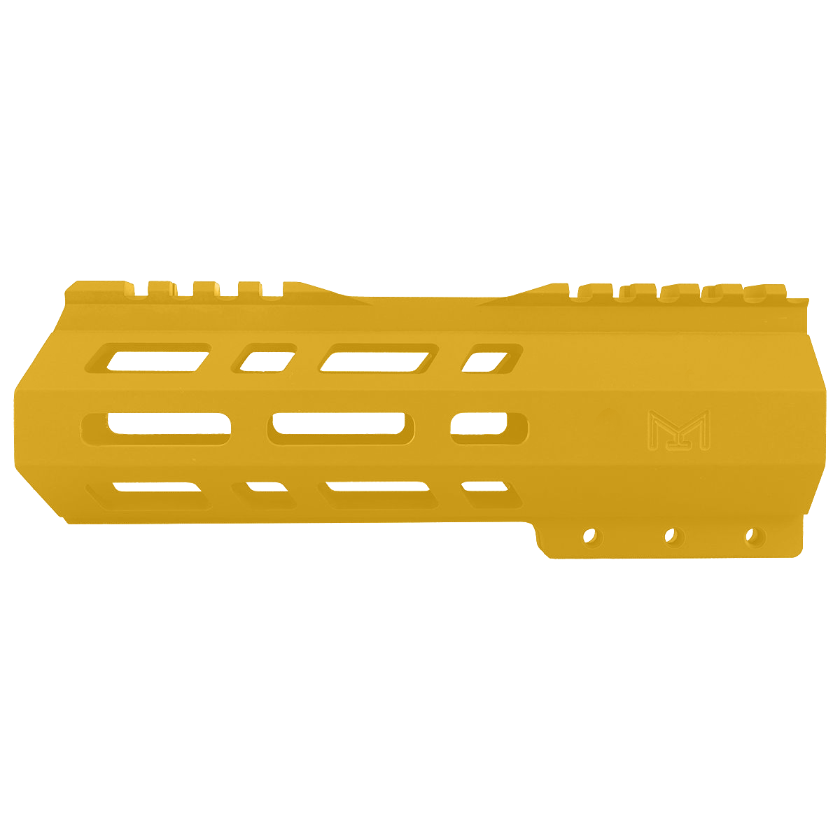 AR10 / LR .308 7" Custom Hybrid Top Cut MLOK Handguard D-Gold