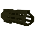 AR10 / LR .308 7" Custom Hybrid Top Cut MLOK Handguard D- Front - Magpul ODG