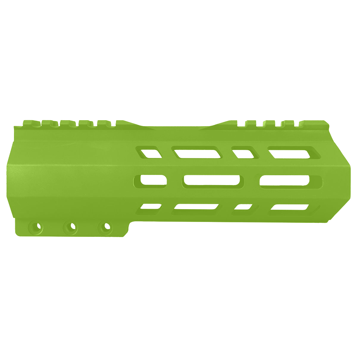 AR10 / LR .308 7" Custom Hybrid Top Cut MLOK Handguard D-Zombie Green