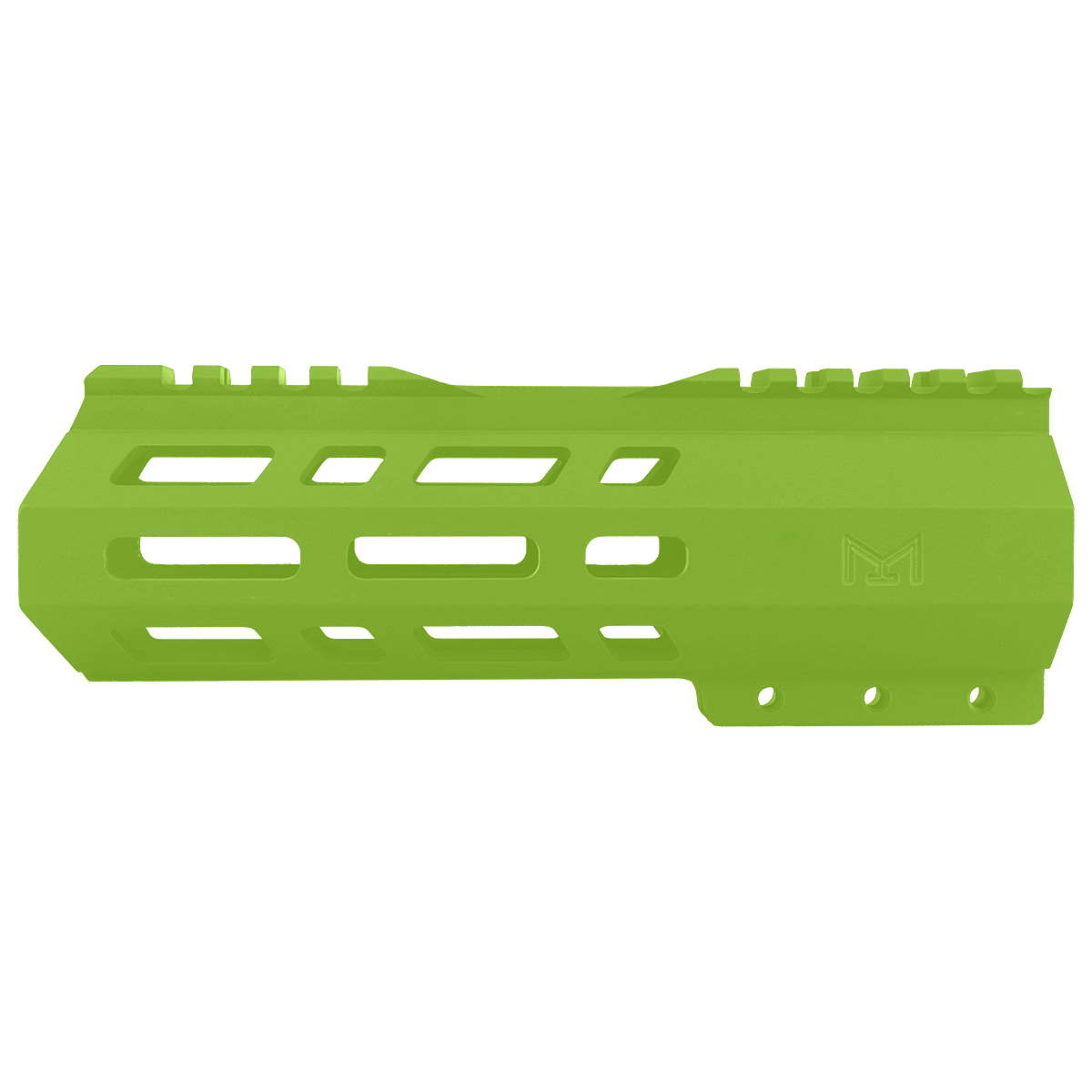 AR10 / LR .308 7" Custom Hybrid Top Cut MLOK Handguard D-Zombie Green