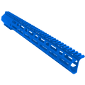 AR-10 / LR-308 DPMS Style Full Top Rail Picatinny MLOK 15" C-Cut Handguard Rail System - Flame Blue
