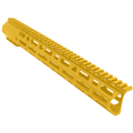 AR-10 / LR-308 DPMS Style Full Top Rail Picatinny MLOK 15" C-Cut Handguard Rail System - Gold