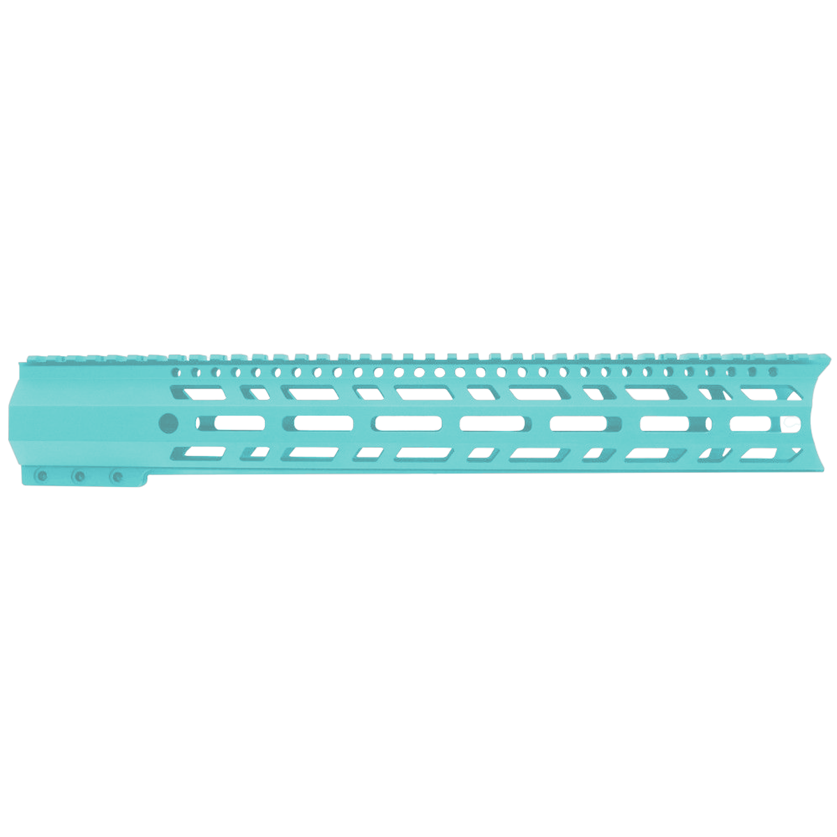 AR-10 / LR-308 DPMS Style Full Top Rail Picatinny MLOK 15" C-Cut Handguard Rail System - Robins Egg Blue