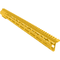 AR-10 / LR-308 DPMS Style Full Top Rail Picatinny MLOK 18" C-Cut Handguard Rail System - Gold