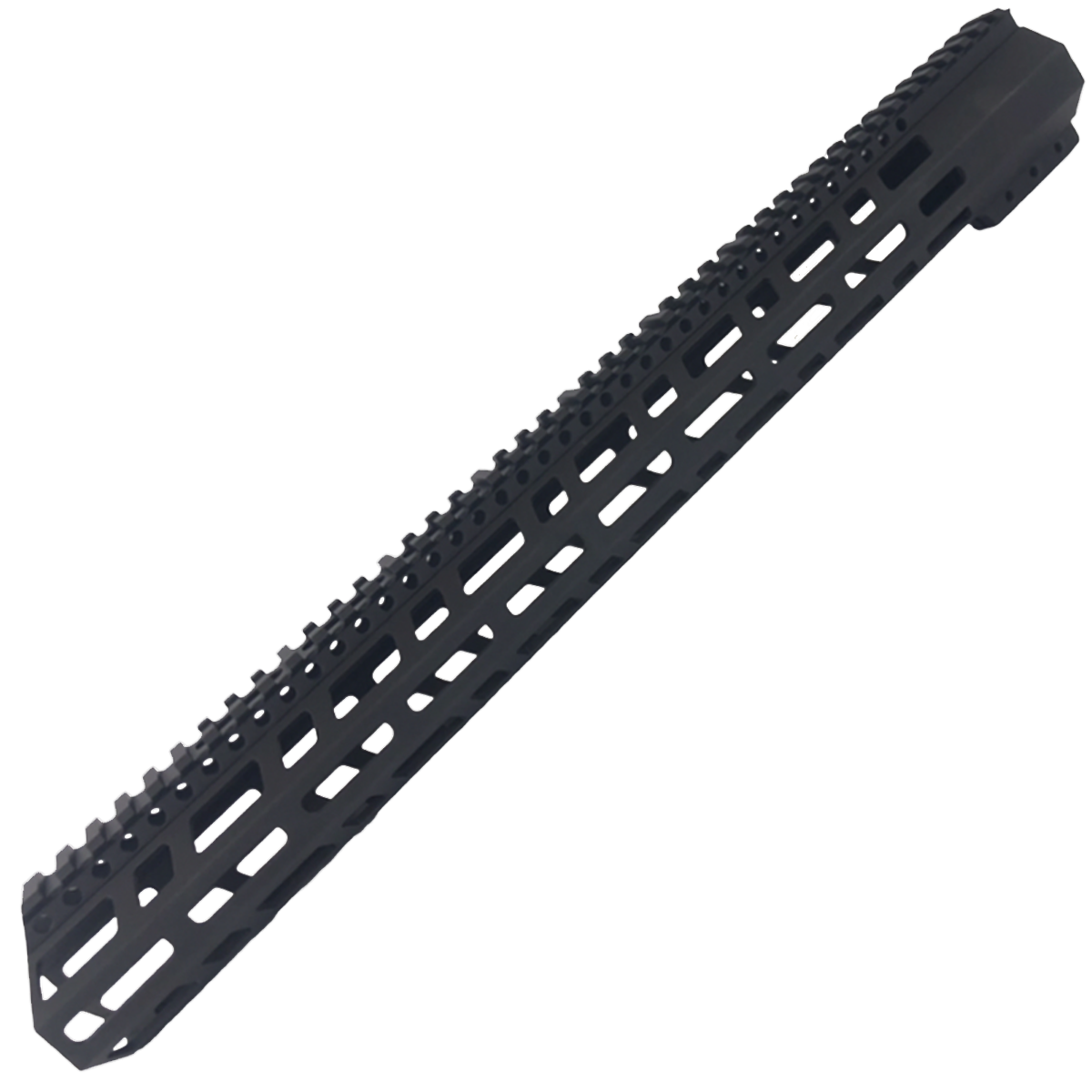AR-10 / LR-308 DPMS Style Low Profile Full Picatinny Top Rail MLOK 18" D-Cut Handguard Rail System