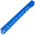 AR-10 / LR-308 DPMS Style Low Profile Full Picatinny Top Rail MLOK 18" D-Cut Handguard Rail System - Flame Blue
