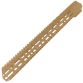 AR-10 / LR-308 DPMS Style Low Profile Full Picatinny Top Rail MLOK 18" D-Cut Handguard Rail System - Burnt Bronze