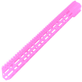 AR-10 / LR-308 DPMS Style Low Profile Full Picatinny Top Rail MLOK 18" D-Cut Handguard Rail System - Sig Pink