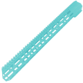 AR-10 / LR-308 DPMS Style Low Profile Full Picatinny Top Rail MLOK 18" D-Cut Handguard Rail System - Robins Egg Blue
