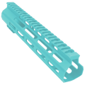 AR-15 Custom Ultra Slim MLOK Handguard 10" - Cerakote Robins Egg Blue