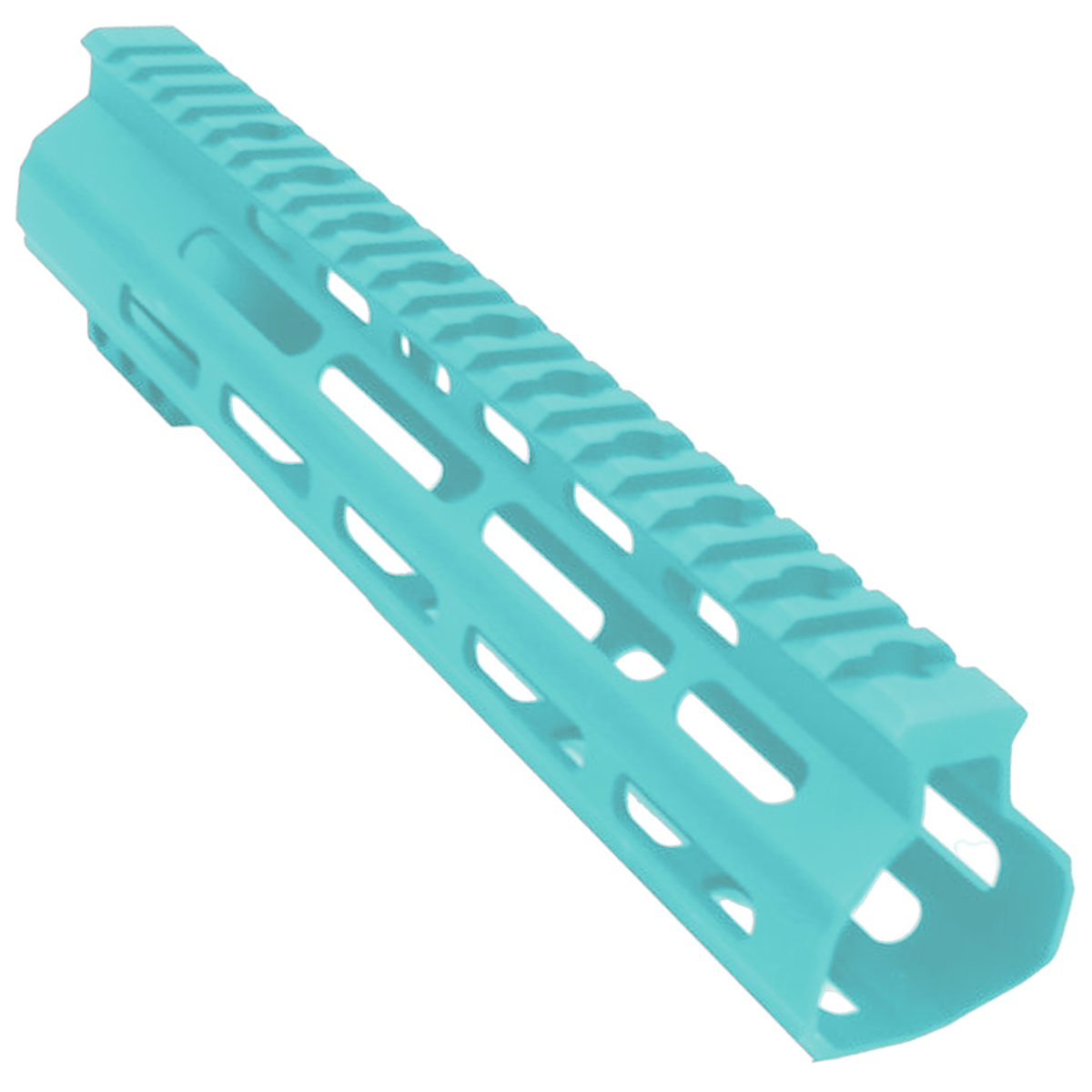 AR-15 Custom Ultra Slim MLOK Handguard 10" - Cerakote Robins Egg Blue
