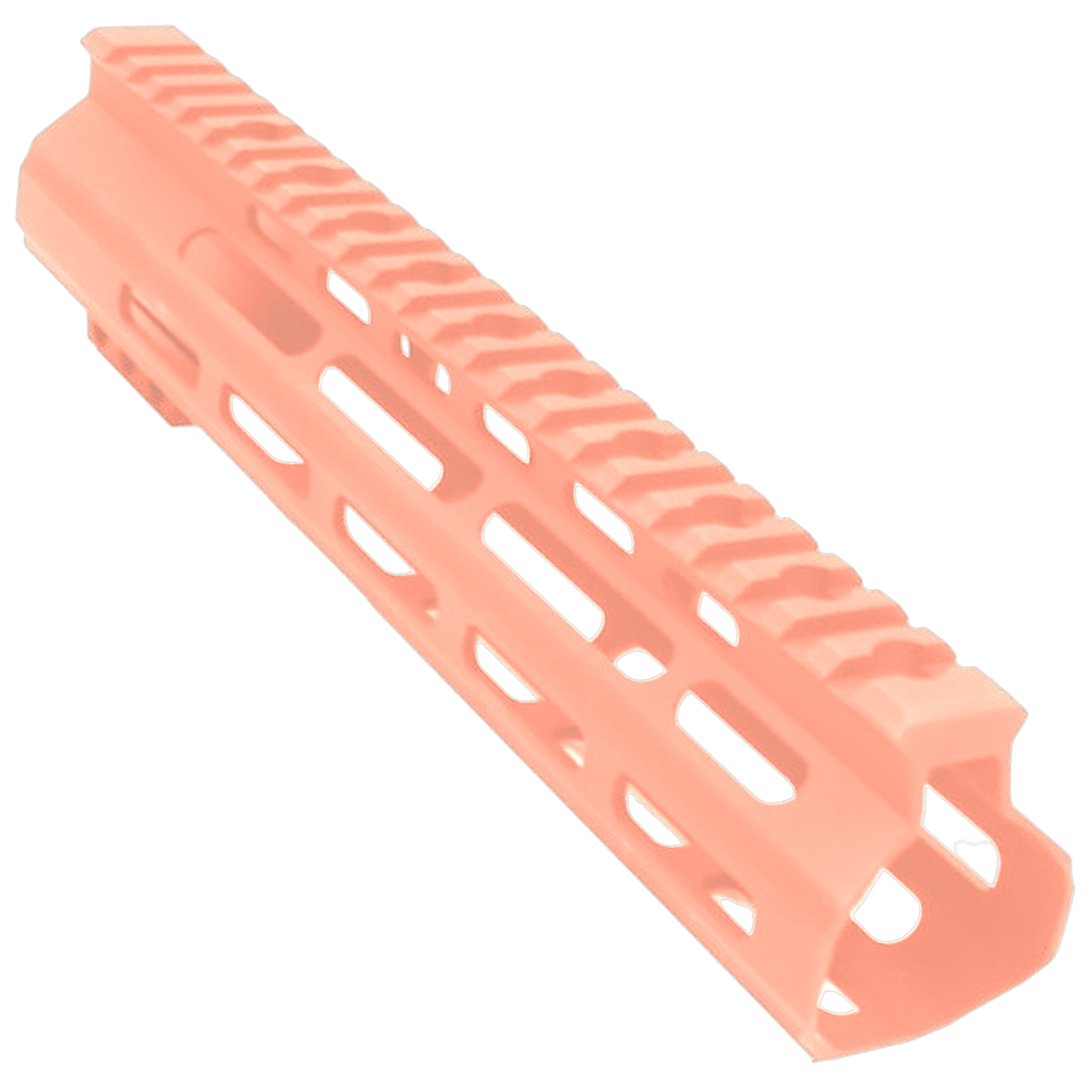 AR-15 Custom Ultra Slim MLOK Handguard 10" - Cerakote Rose Gold