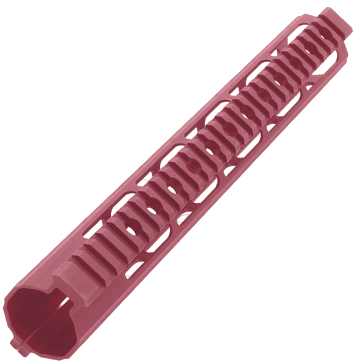 AR-15 Custom Ultra Slim MLOK Handguard 12" - Cerakote Cranberry Frost