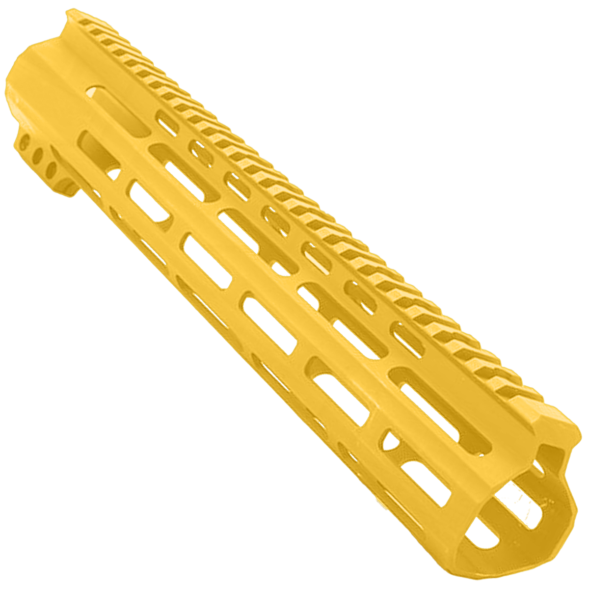 AR-15 Custom Ultra Slim MLOK Handguard 12" - Cerakote Gold