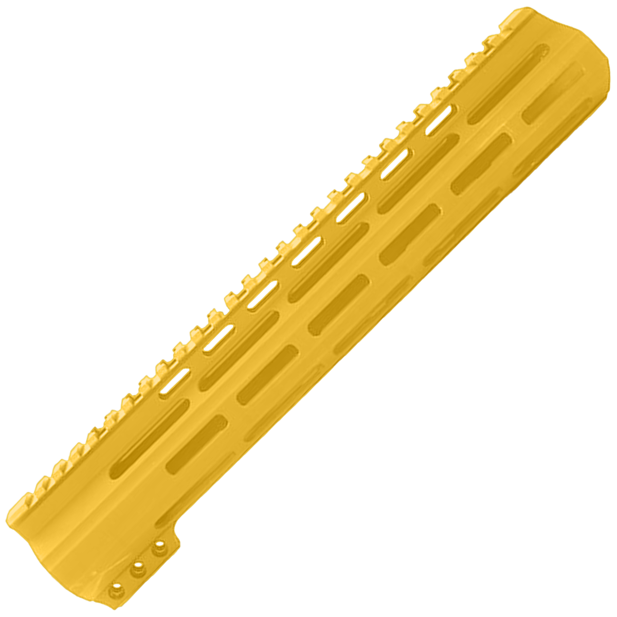 AR-15 Custom Ultra Slim MLOK Handguard 12" - Cerakote Gold