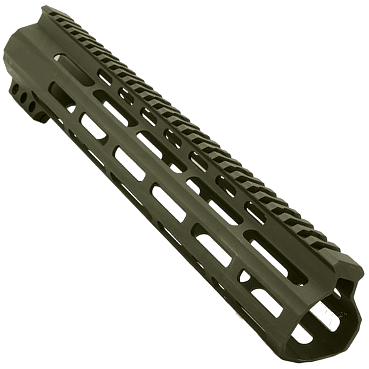 AR-15 Custom Ultra Slim MLOK Handguard 12" - Cerakote Magpul ODG