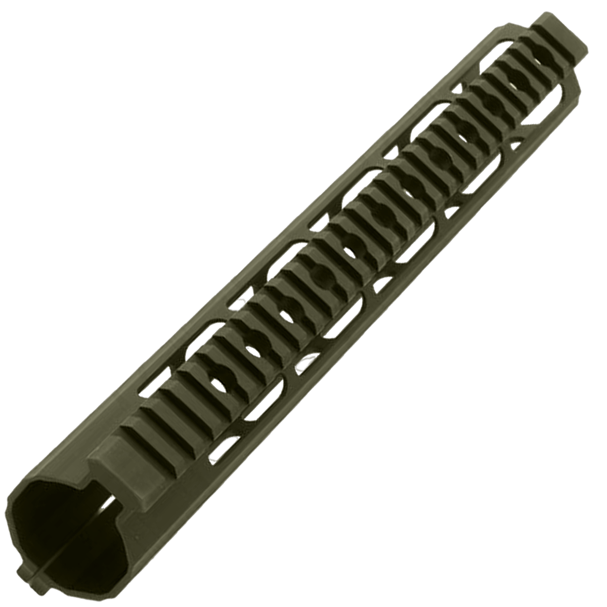 AR-15 Custom Ultra Slim MLOK Handguard 12" - Cerakote Magpul ODG