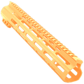 AR-15 Custom Ultra Slim MLOK Handguard 12" - Cerakote Tequila Sunrise Orange