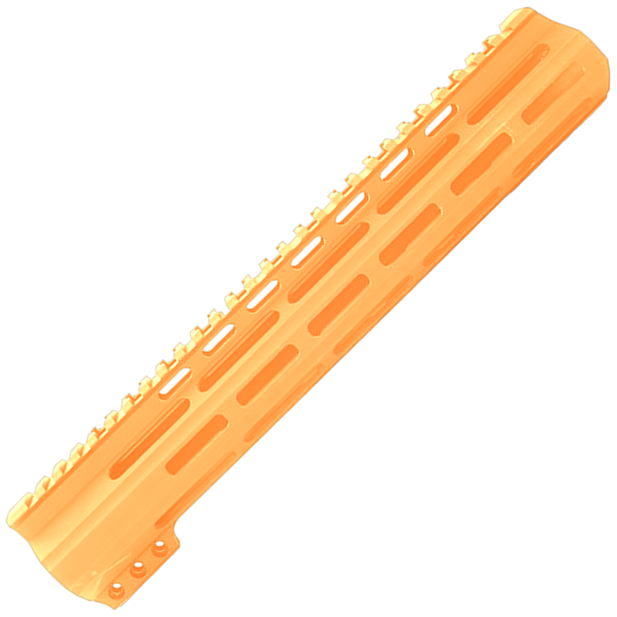 AR-15 Custom Ultra Slim MLOK Handguard 12" - Cerakote Tequila Sunrise Orange